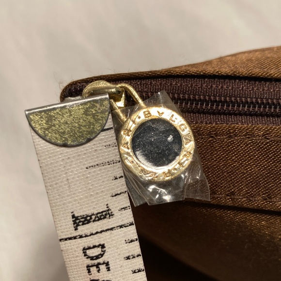 NWOT Bulgari satin brown cosmetics pouch - Picture 5 of 16